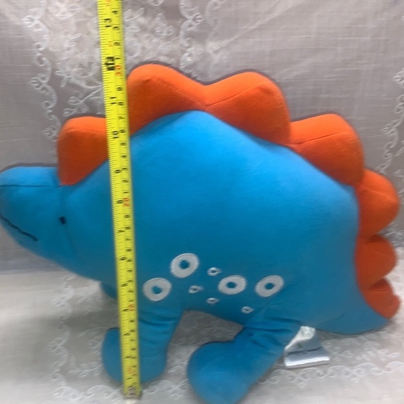 2010 Jumping Beans 12"-17" Dino-Roar T-Rex & Stegosaurus plush plillows - Picture 11 of 11